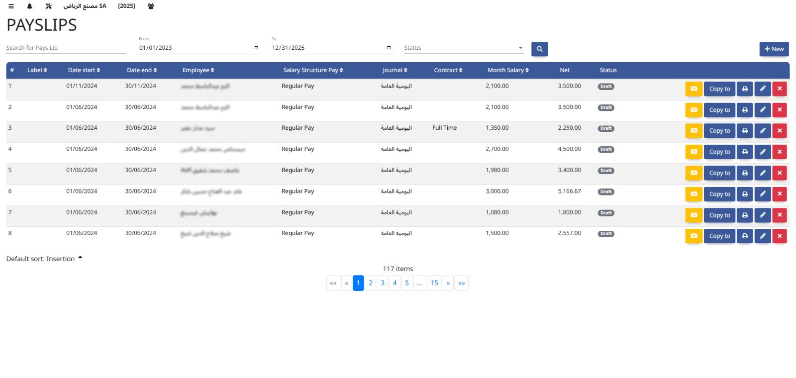 Payslips